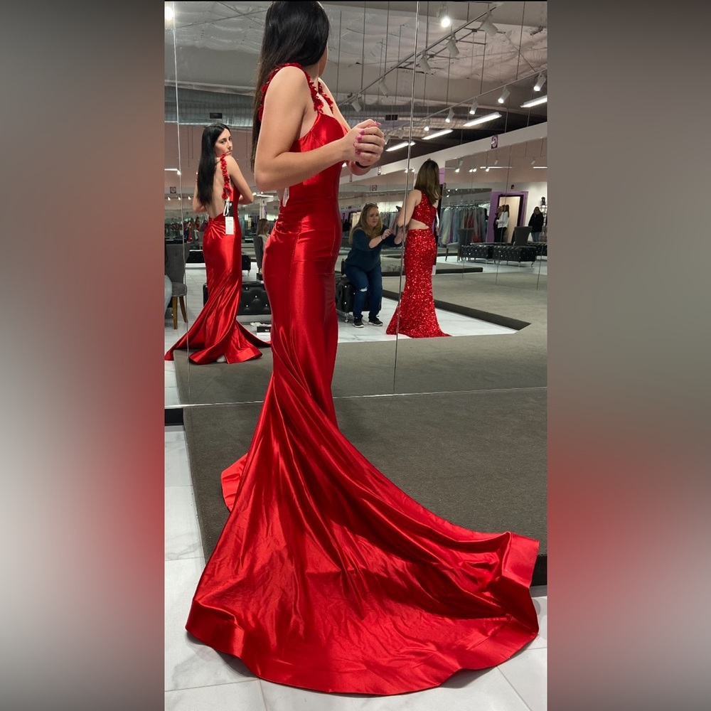 Sherri Hill perfect condition. Alterations made with a bustle as well